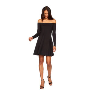 SUSANA Monaco XS off shoulder long sleeve $118 retail dress NWT